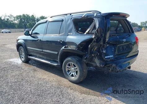 2007 Toyota Sequoia Sr5 V8 из США, поврежденный, VIN 5TDZT34A37S299042